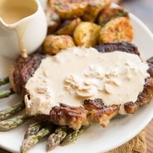 Creamy Mushroom Steak